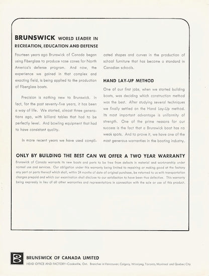 Owens 1960s Canada Brochure