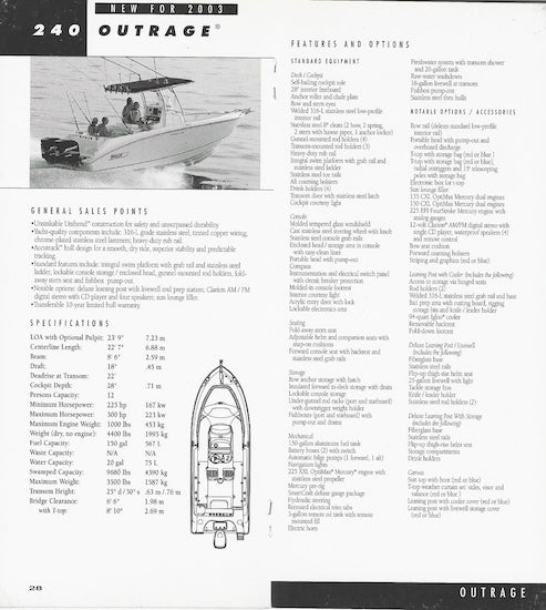 Boston Whaler 2003 Sales Handbook