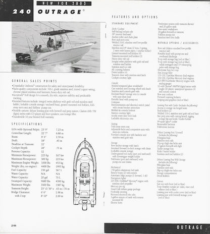 Boston Whaler 2003 Sales Handbook