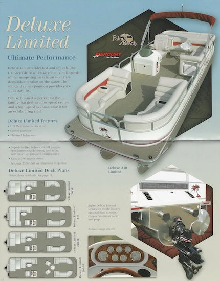 Palm Beach 2005 Pontoon Brochure