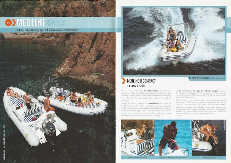 Zodiac 2005 RIBs Brochure