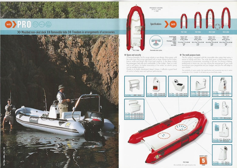 Zodiac 2005 RIBs Brochure