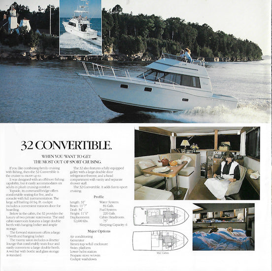 Carver 1986 Oversize Brochure