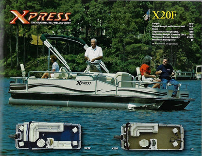 Aluma Weld 2005 Xpress Pontoon Boats Brochure