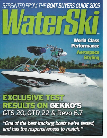 Gekko Water 2005 Ski Magazine Reprint Brochure
