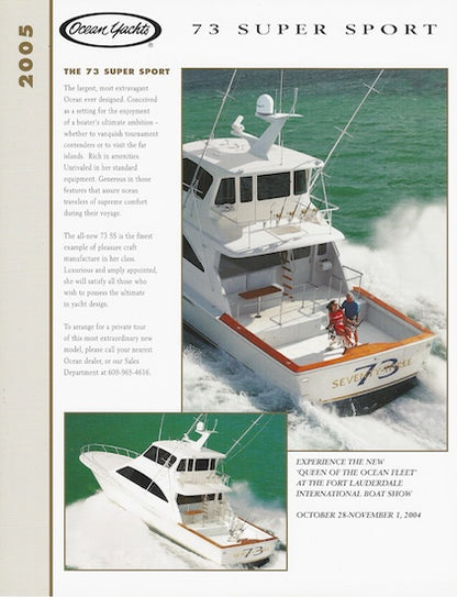 Ocean 73 Super Sport Brochure