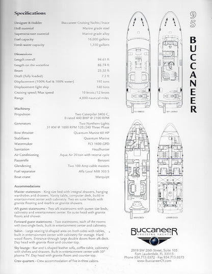 Buccaneer 95 Brochure