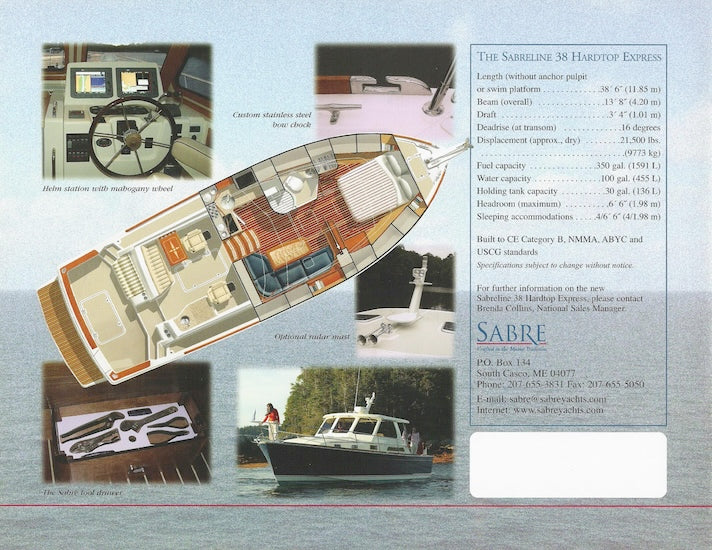 Sabreline 38 Express Hardtop Brochure