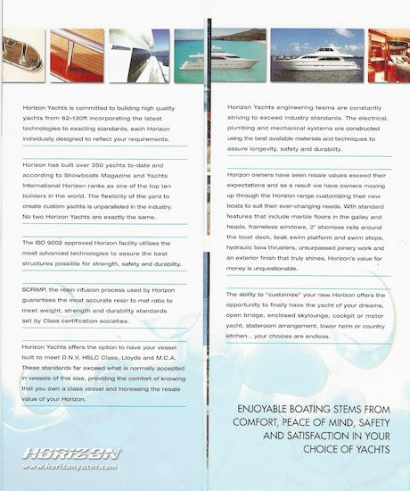 Horizon 2005 Mini Brochure