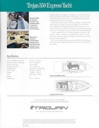 Trojan 350 Express Brochure