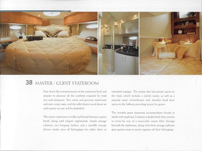 Carver 38 Super Sport Brochure