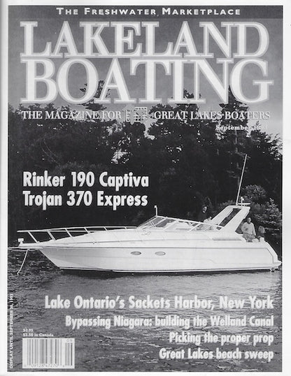 Trojan 370 Express Lakeland Boating Magazine Reprint Brochure