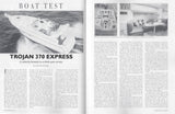 Trojan 370 Express Lakeland Boating Magazine Reprint Brochure