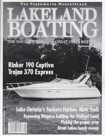 Trojan 370 Express Lakeland Boating Magazine Reprint Brochure