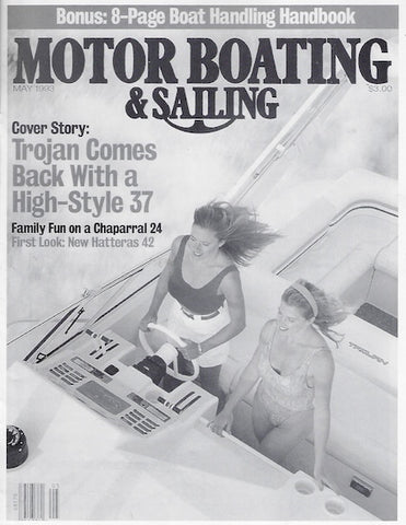 Trojan 370 Express Motorboating & Sailing Magazine Reprint Brochure