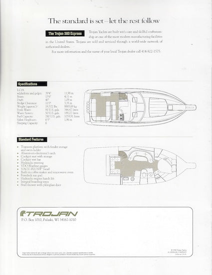 Trojan 390 Express Brochure