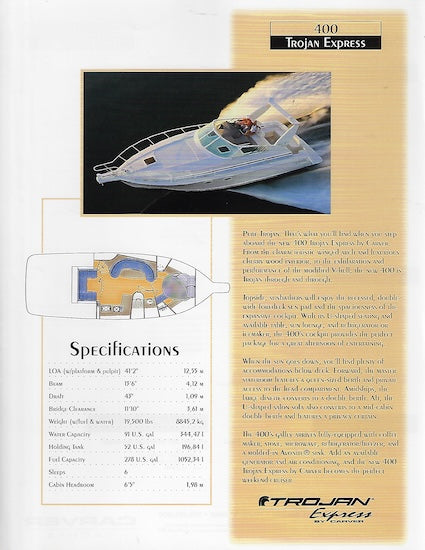 Trojan 400 Specification Brochure