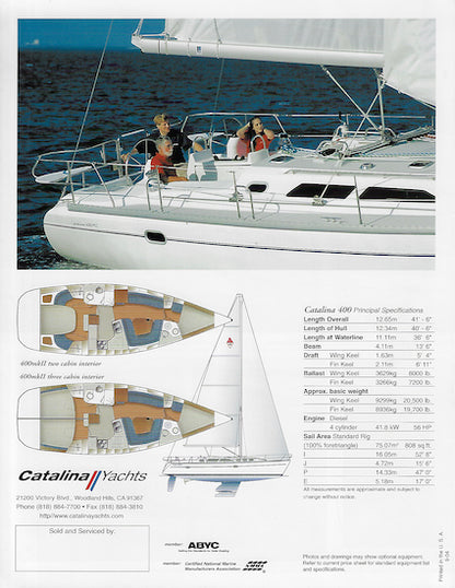 Catalina 400 Mark II Brochure