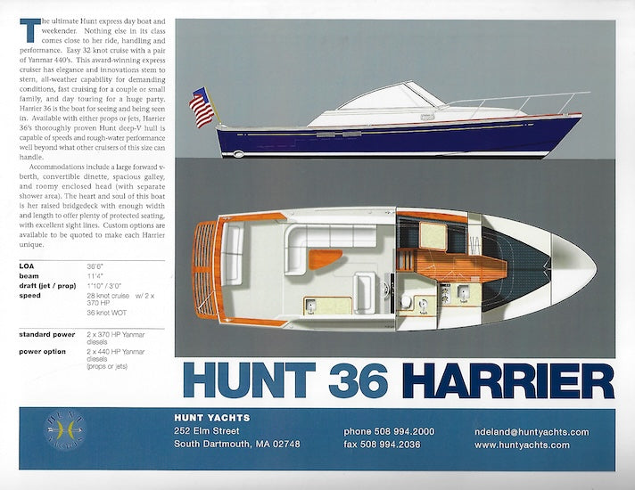 Hunt Harrier 36 Brochure