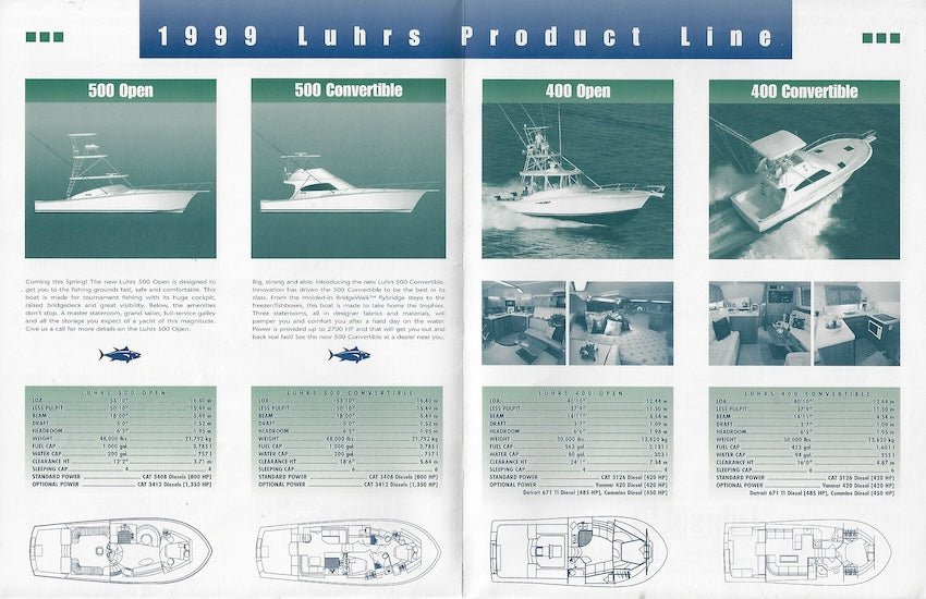 Luhrs 1999 Poster Brochure
