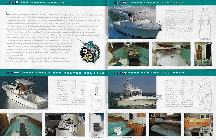 Luhrs 1997 Brochure