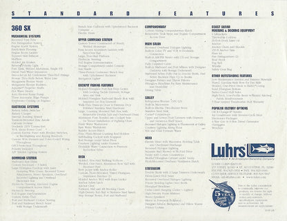 Luhrs 360 SX Open Brochure