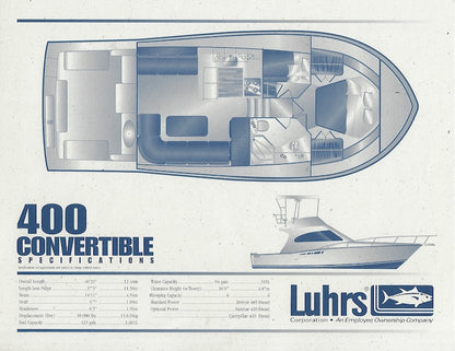 Luhrs 400 Convertible Brochure