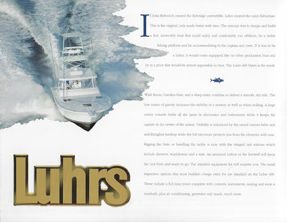 Luhrs 400 Open Brochure