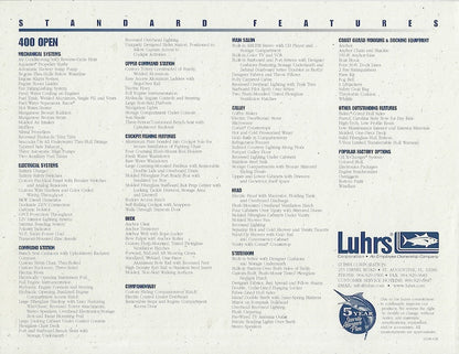 Luhrs 400 Open Brochure