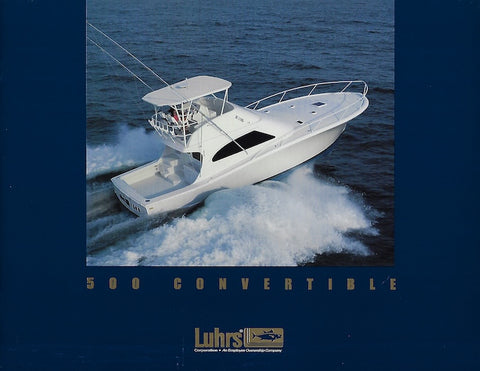 Luhrs 500 Convertible Brochure