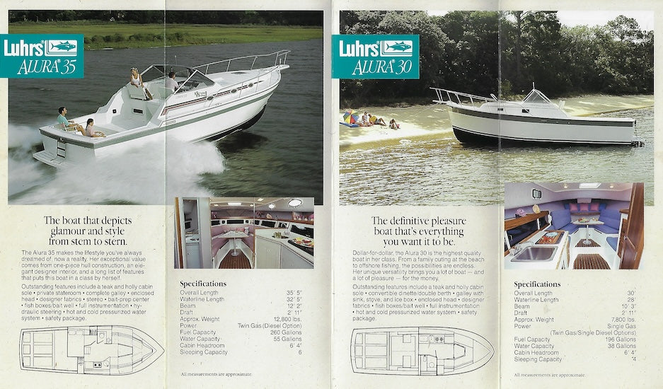 Luhrs Alura 30 & 35 Brochure