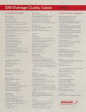 Boston Whaler 320 Outrage Cuddy Cabin Specification Brochure