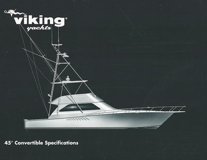 Viking 45 Convertible Specification Brochure