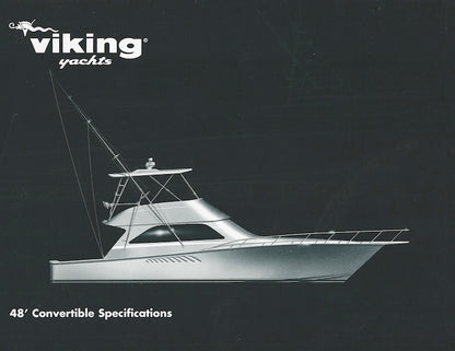 Viking 48 Convertible Specification Brochure