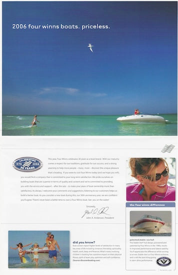 Four Winns 2006 Poster Brochure
