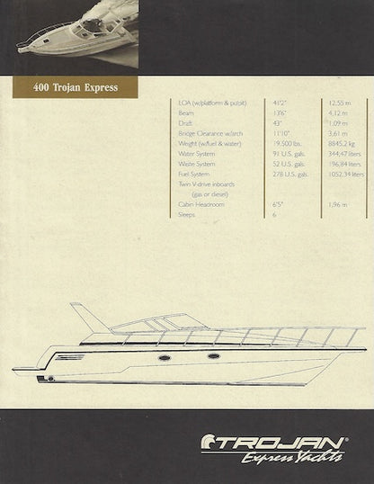 Trojan 400 Specification Brochure