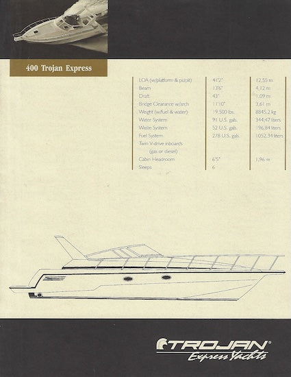 Trojan 400 Specification Brochure