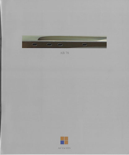 AB Yachts 78 Brochure