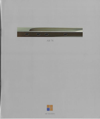 AB Yachts 78 Brochure