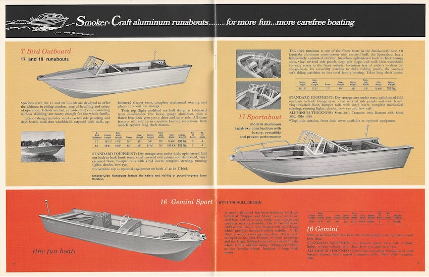 Smoker Craft 1976 Brochure