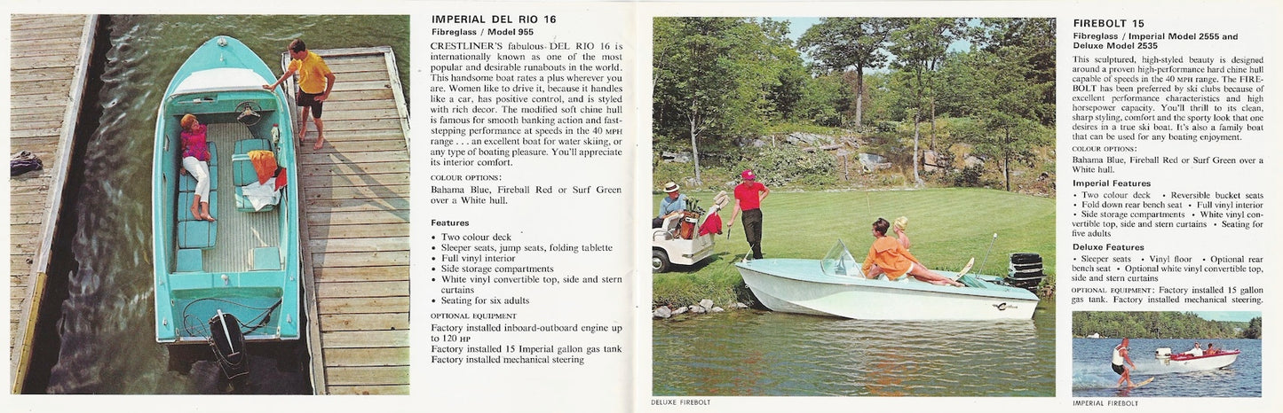 Canbar Canadian Crestliner 1965 Brochure