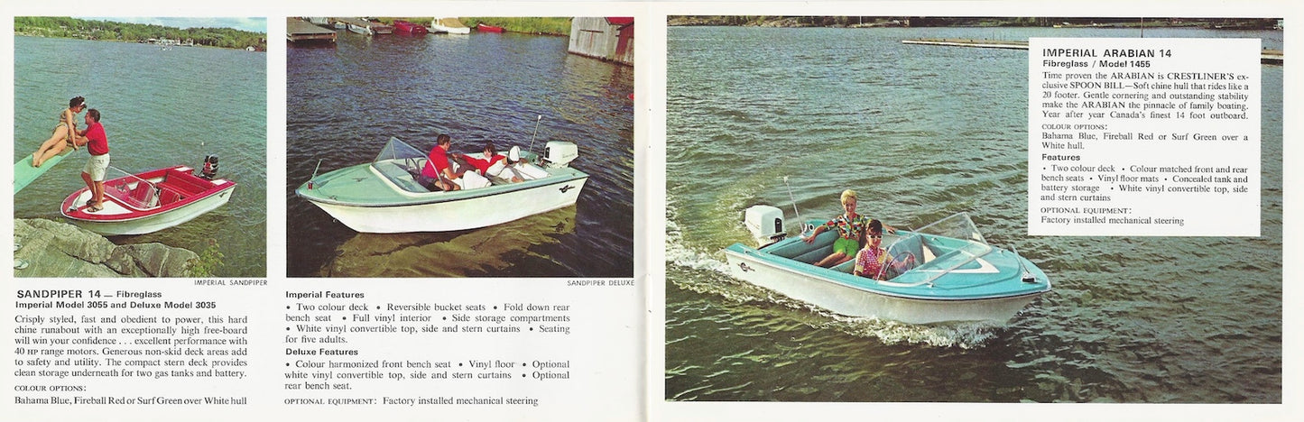 Canbar Canadian Crestliner 1965 Brochure
