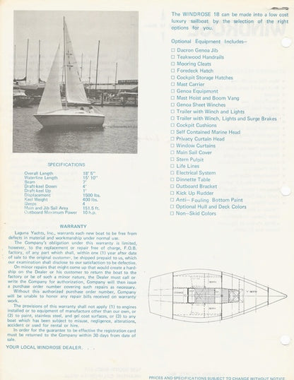 Windrose 18 Brochure