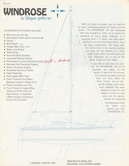 Windrose 18 Brochure