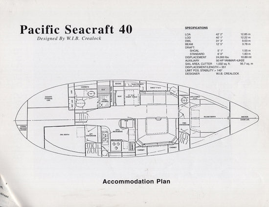 Pacific Seacraft 40 Build Brochure Package