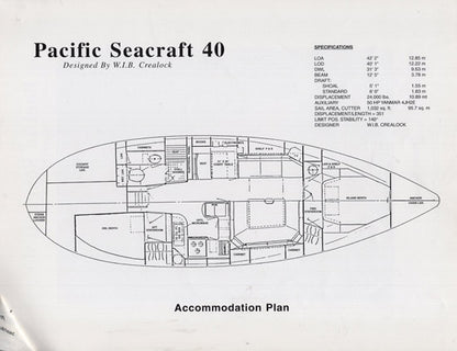 Pacific Seacraft 40 Build Brochure Package
