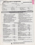 Pacific Seacraft 40 Build Brochure Package