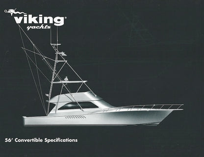 Viking 56 Convertible Specification Brochure