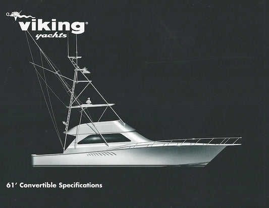 Viking 61 Convertible Specification Brochure