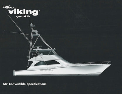 Viking 68 Convertible Specification Brochure